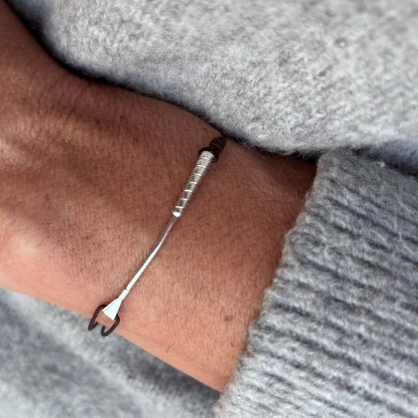 Course Hippique - Bracelet Baton de Jockey en argent Majoa Paris 🇫🇷