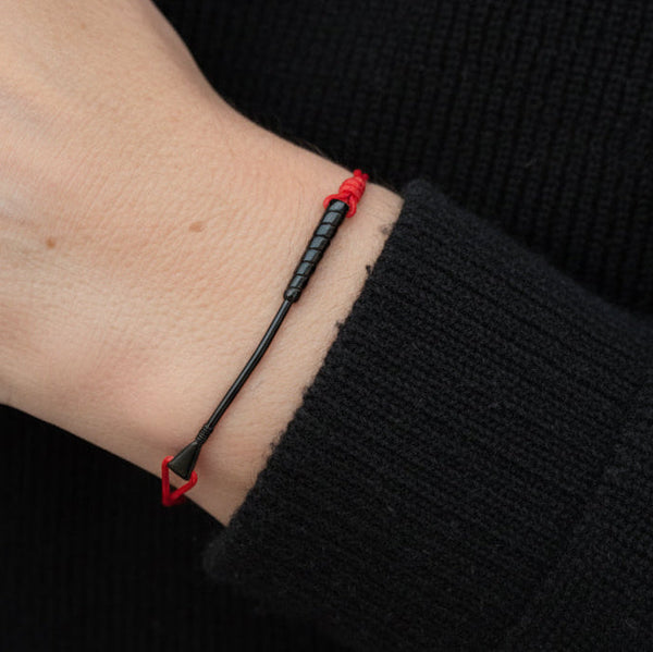 Course Hippique - Bracelet Baton de Jockey Black Edition Majoa Paris 🇫🇷